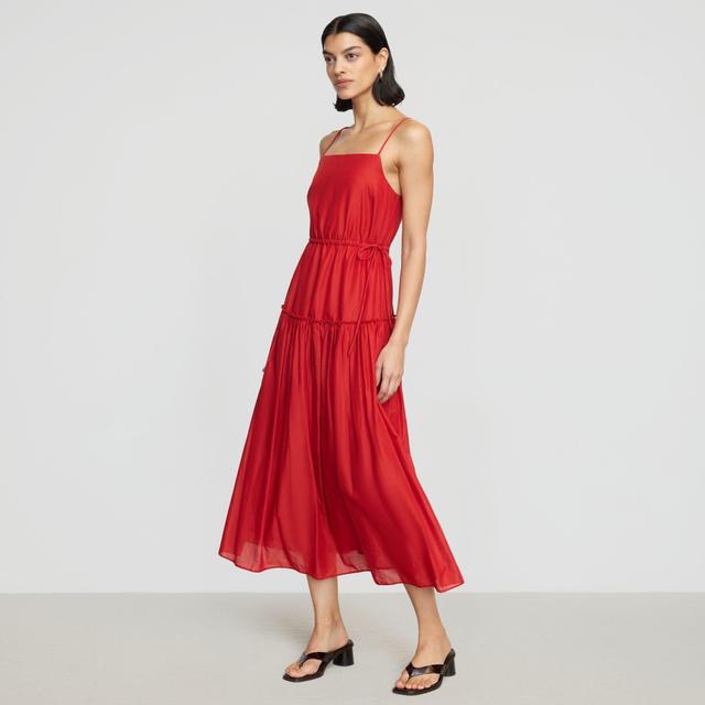 Dalia Tie-Waist Tiered Dress Product Image