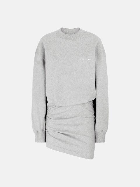 Melange grey mini dress product image