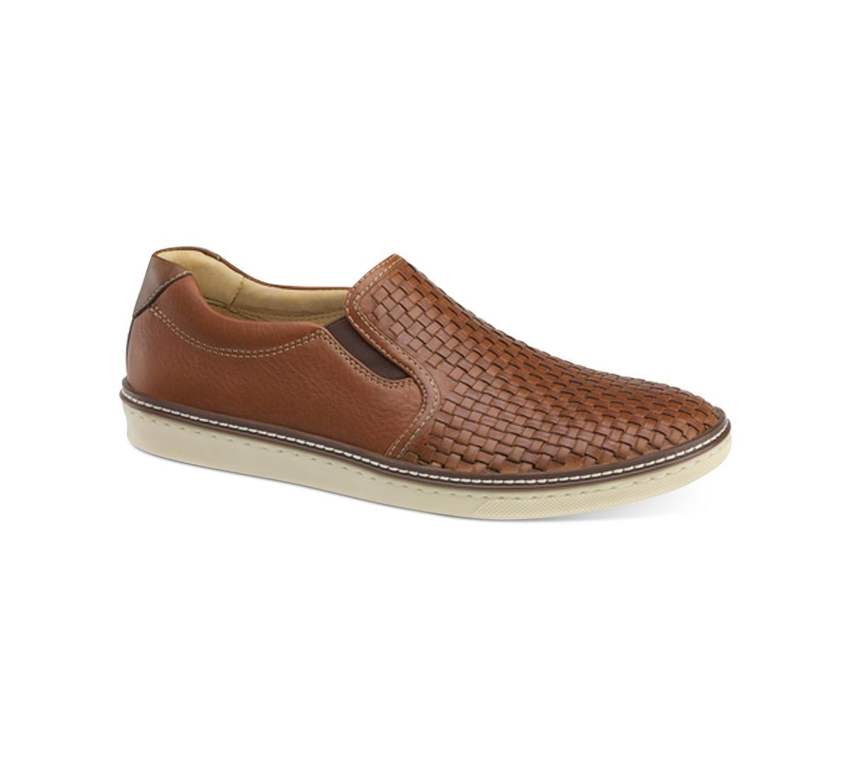 Johnston  Murphy Mens McGuffey Woven Leather Slip Product Image