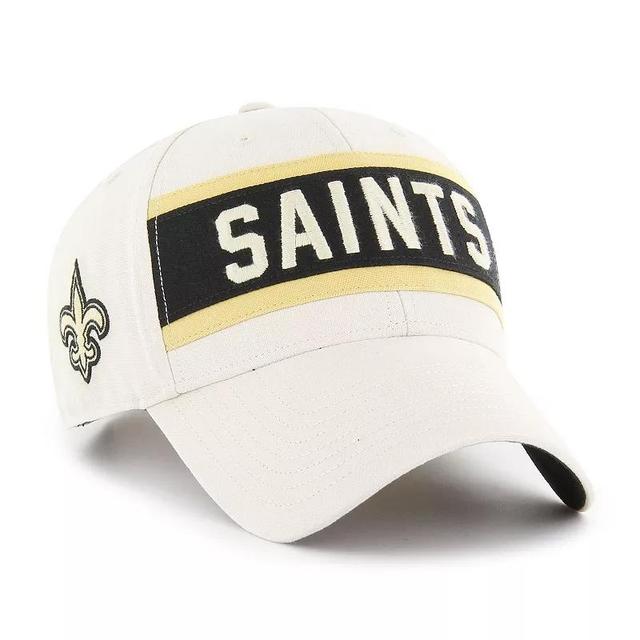 Mens 47 Cream New Orleans Saints Crossroad Mvp Adjustable Hat Product Image