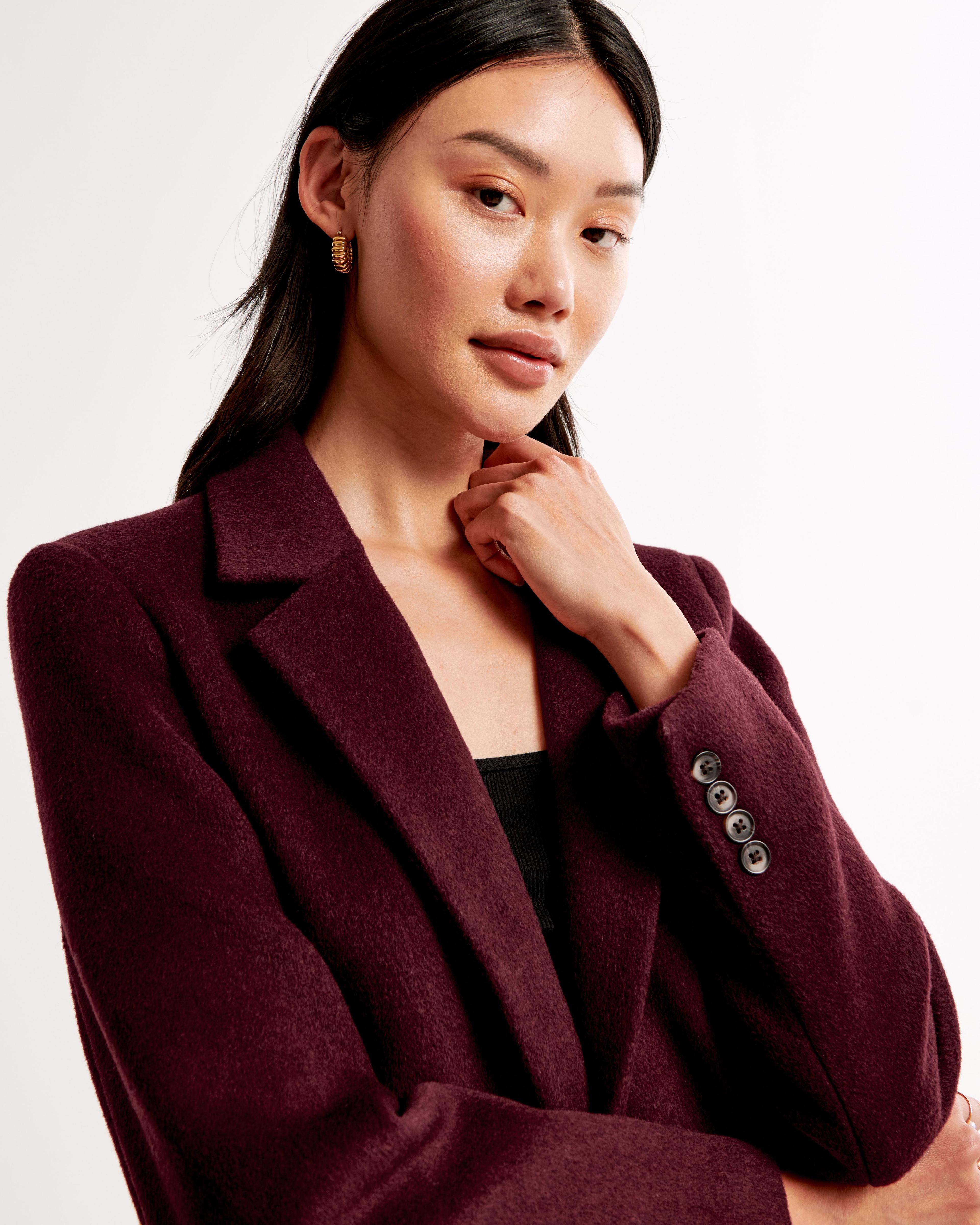 Wool-Blend Blazer Product Image