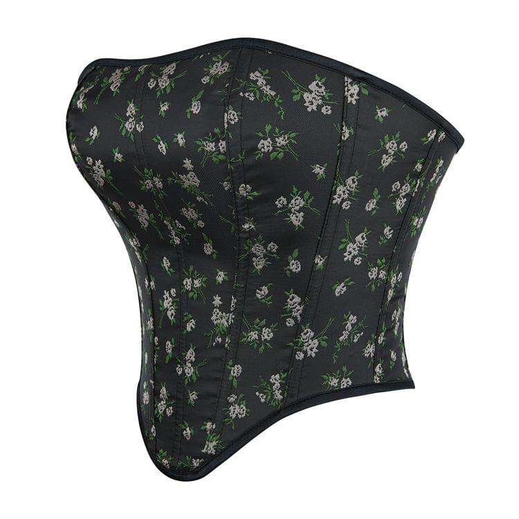 Floral Print Corset Top Product Image