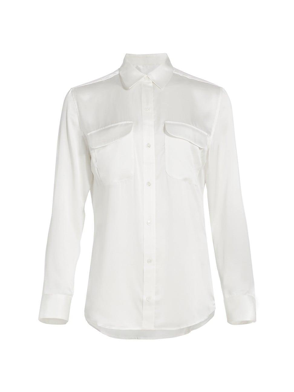 Equipment Signature Silk Button Up Silk Shirt Product Image