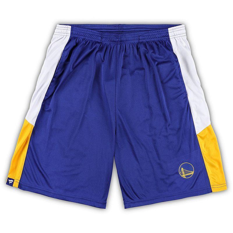 Mens Fanatics Branded Royal Golden State Warriors Big & Tall Champion Rush Practice Shorts Product Image