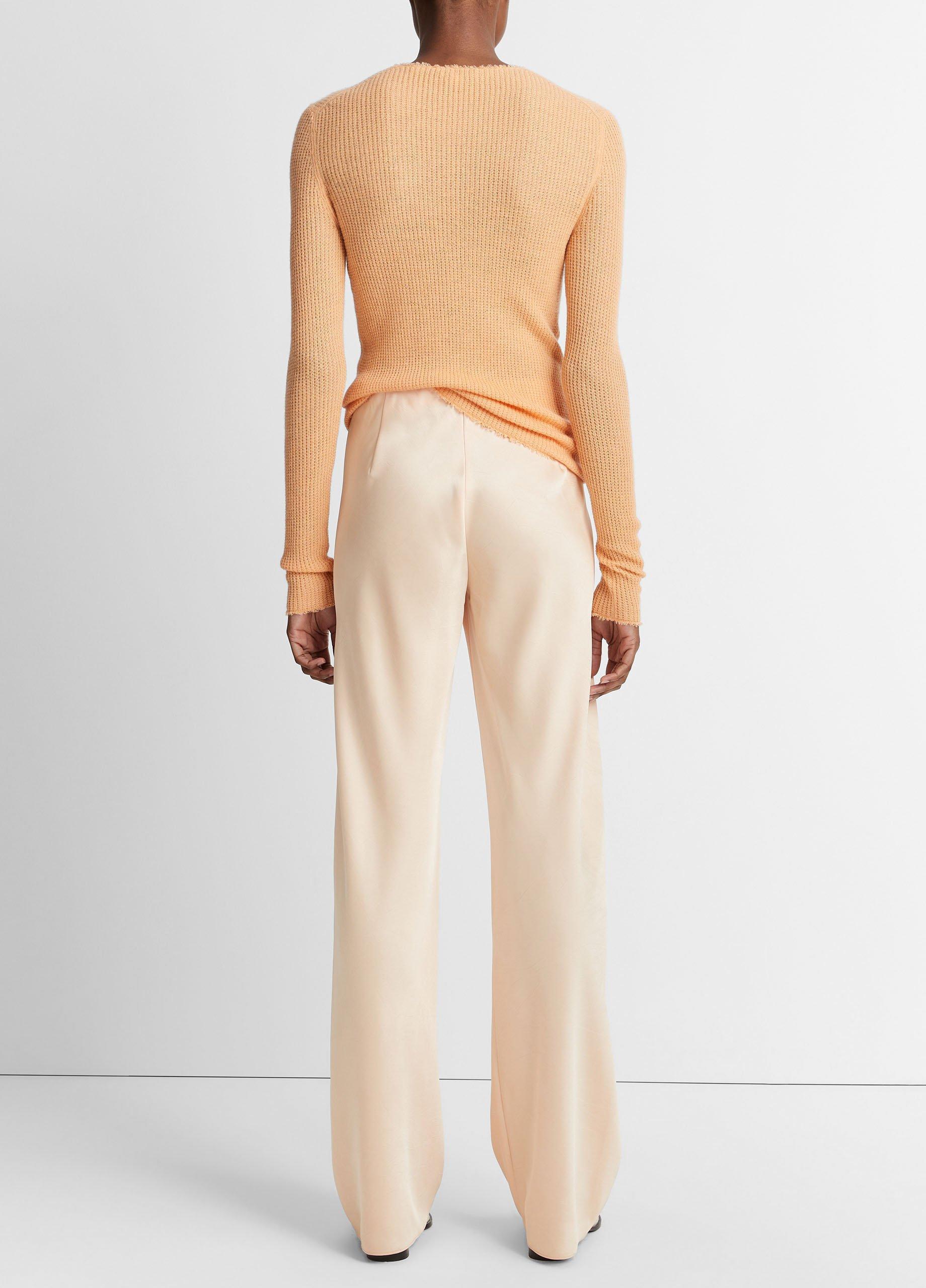 Satin High-Waist Bias Pant Product Image