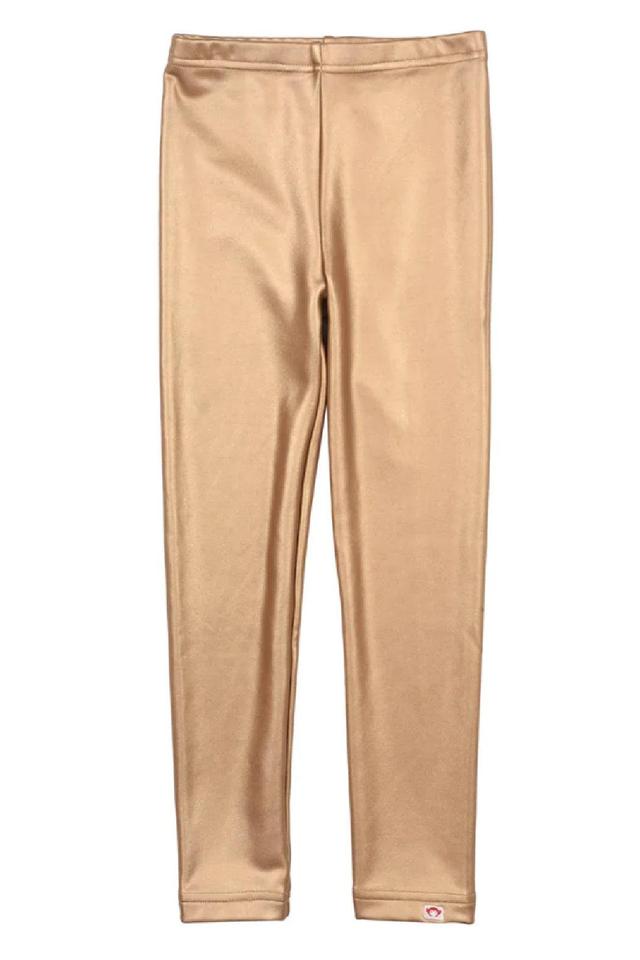 Metallic Legging Gold Female Product Image