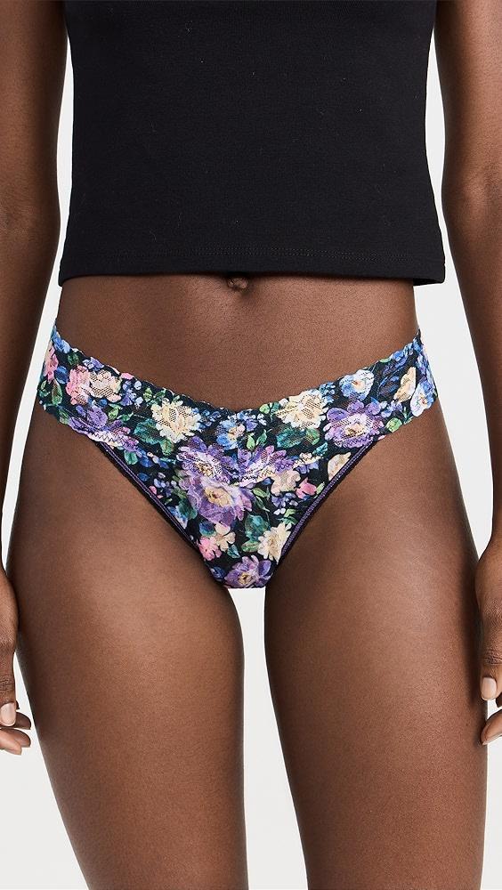 Hanky Panky Printed Signature Lace Original Rise Thong | Shopbop Product Image