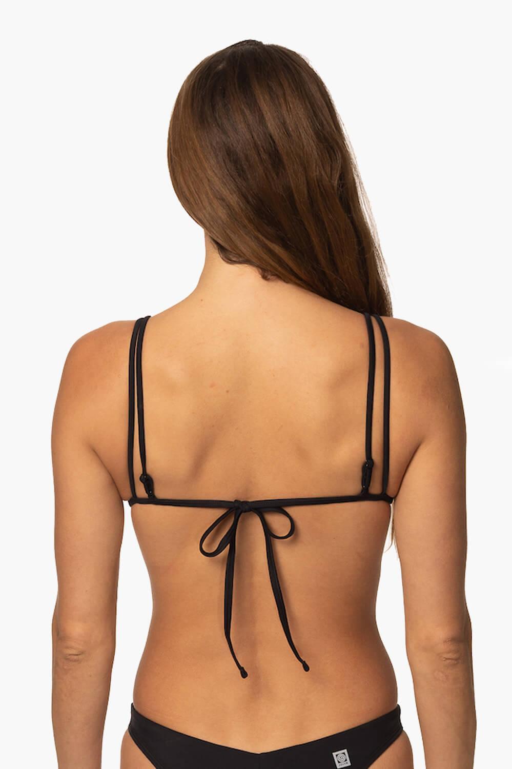 Burleigh Bikini Top - Black Female Product Image