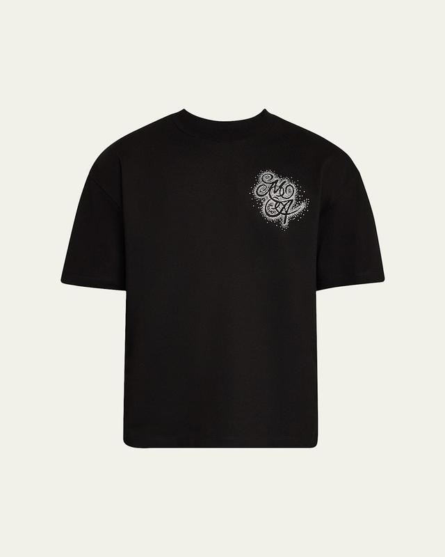 Mens Crystal Burst MA Swirl Logo T-Shirt Product Image