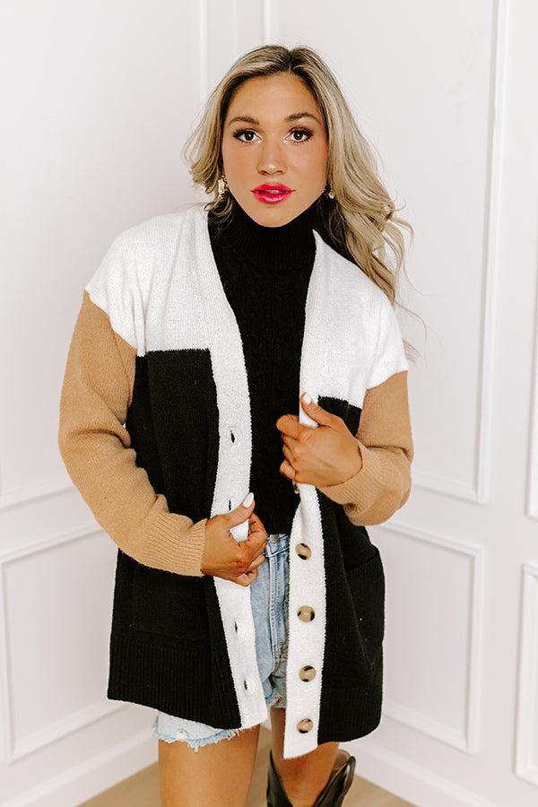 Cozy Darling Colorblock Cardigan Product Image