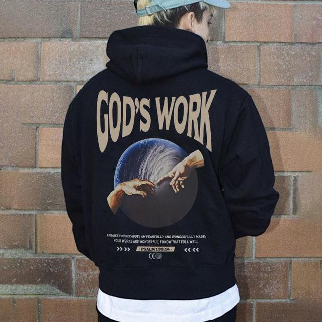 God's Work Psalm 139 14 Print Hoodie Product Image