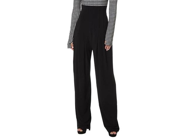 Norma Kamali High Waist Tailored Pleat Pant Women's Dress Pants Product Image