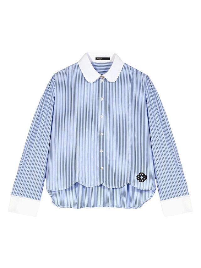 Womens Contrast Stripe Shirt Product Image