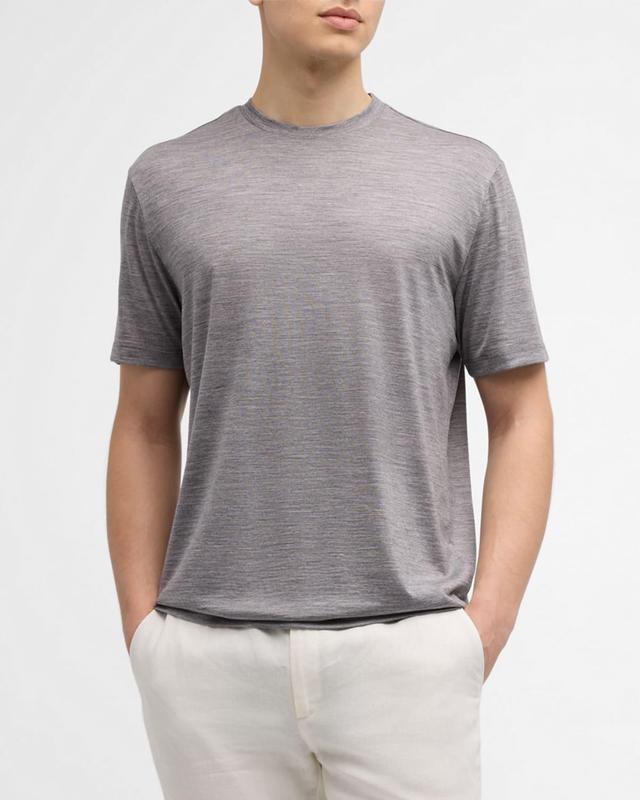 Mens Reda Active Wool Crewneck T-Shirt Product Image