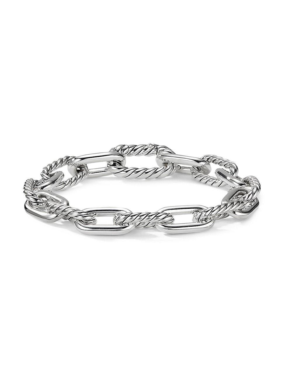 Womens Chain Madison Sterling Silver Bracelet Product Image