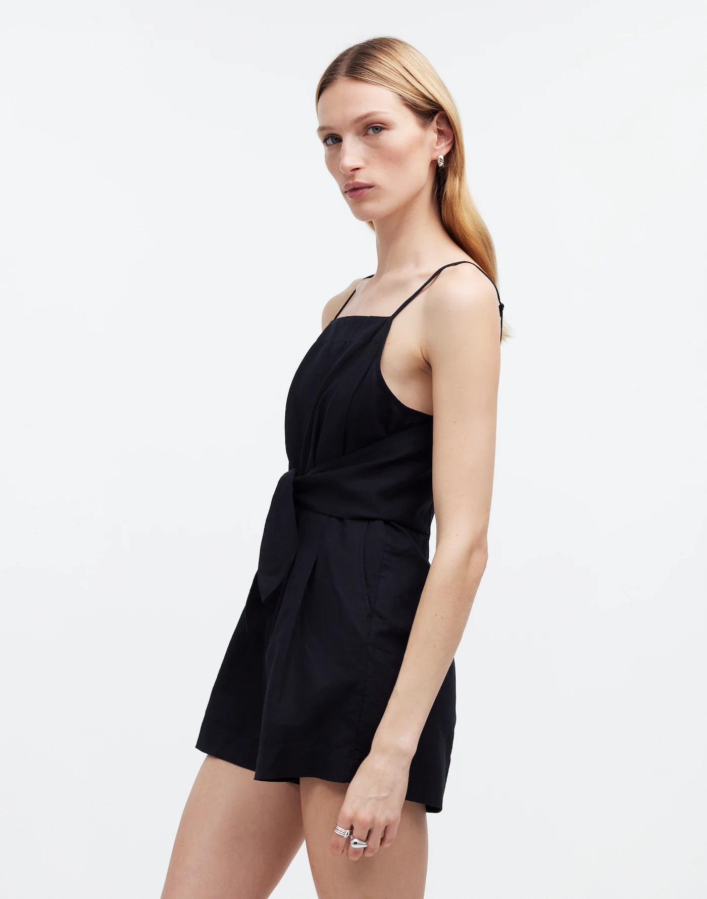 Tie-Waist Romper Product Image