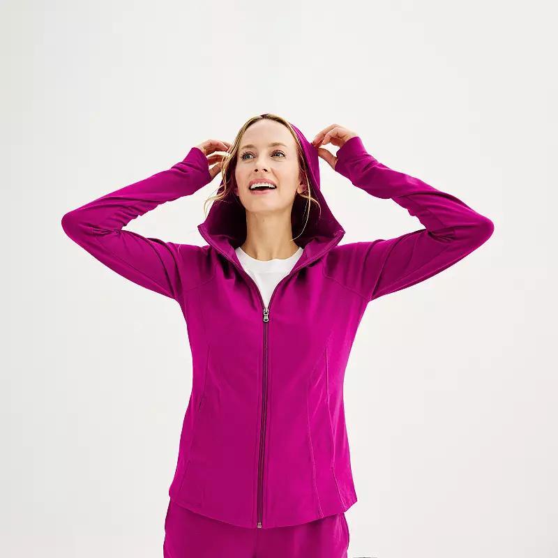 Womens Tek Gear Essential Hooded Jacket Product Image