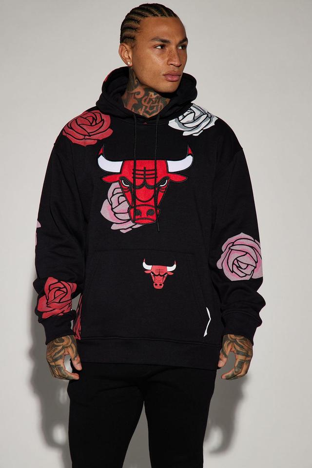 Bulls Florist Hoodie - Black Product Image