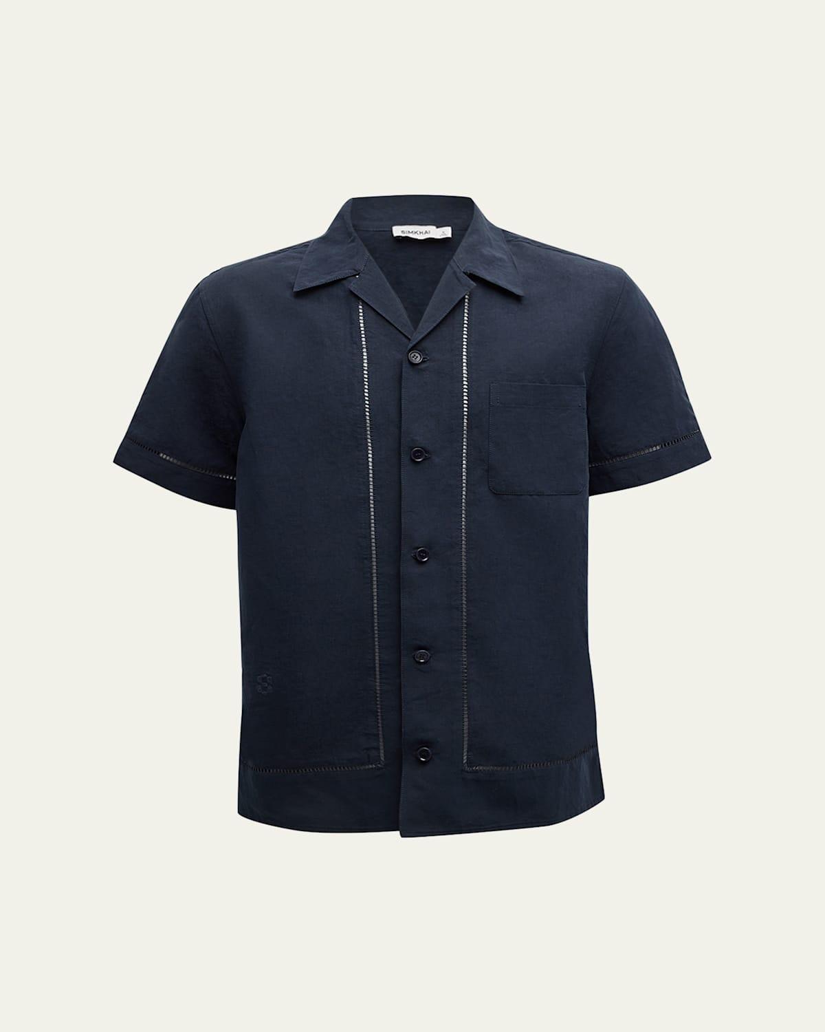 Mens Marco Linen-Cotton Camp Shirt Product Image