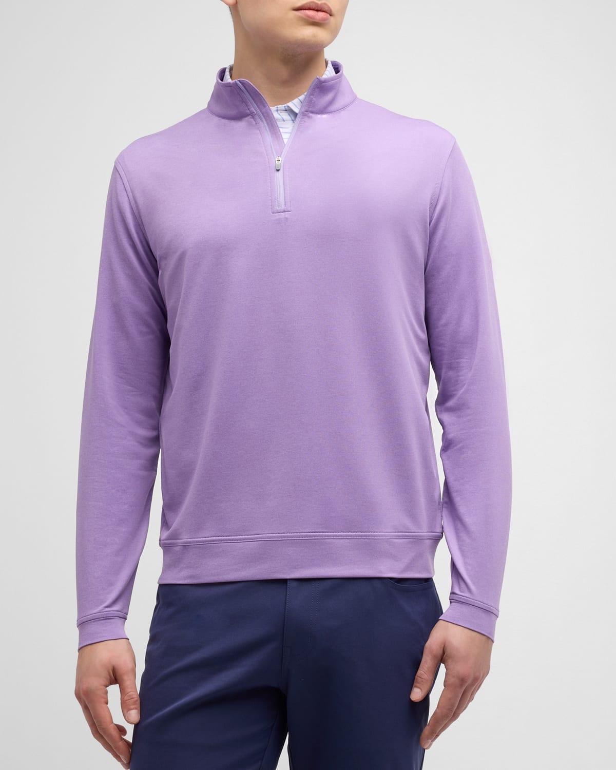 Peter Millar Perth Mlange Performance Quarter Zip Sweatshirt Product Image