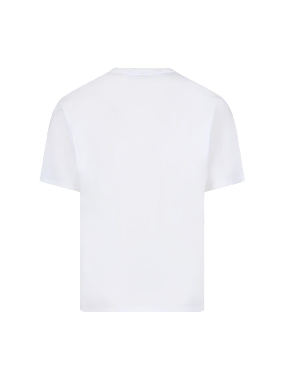 UNDERCOVER White Embroidered T-shirt Product Image