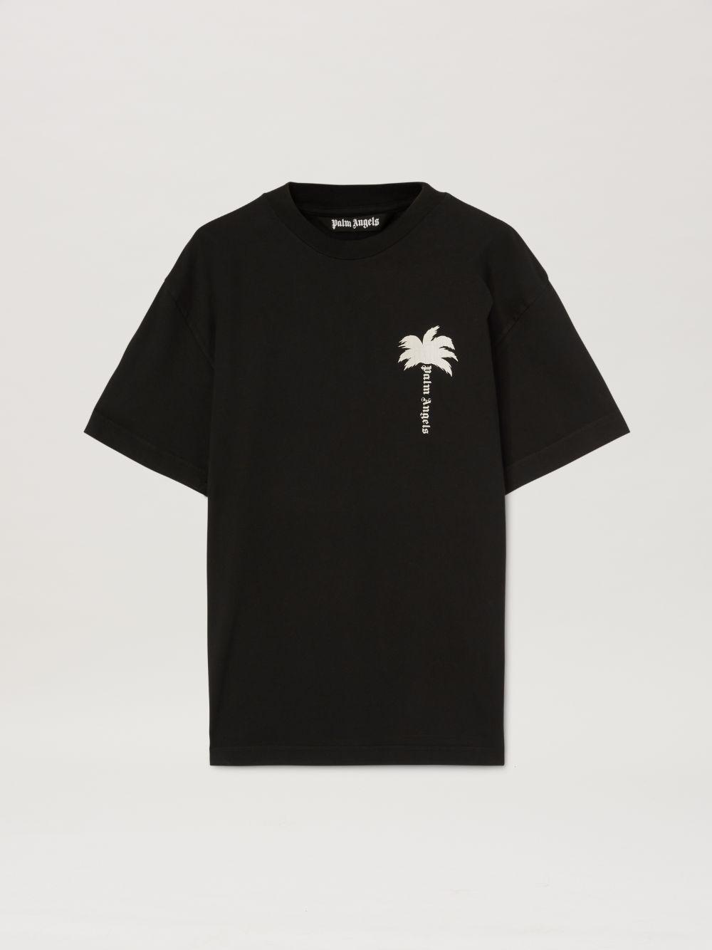 The Palm Back T-Shirt Black in black  - Palm Angels® Official  Product Image