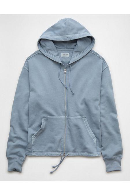 AE Boxy Zip-Up Hoodie Men's Product Image