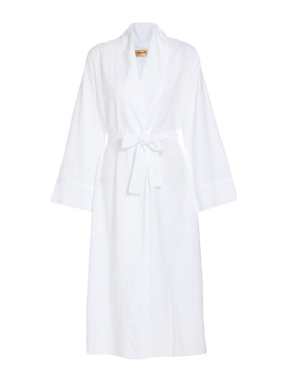 Womens Swiss Dot Maxi Robe product image