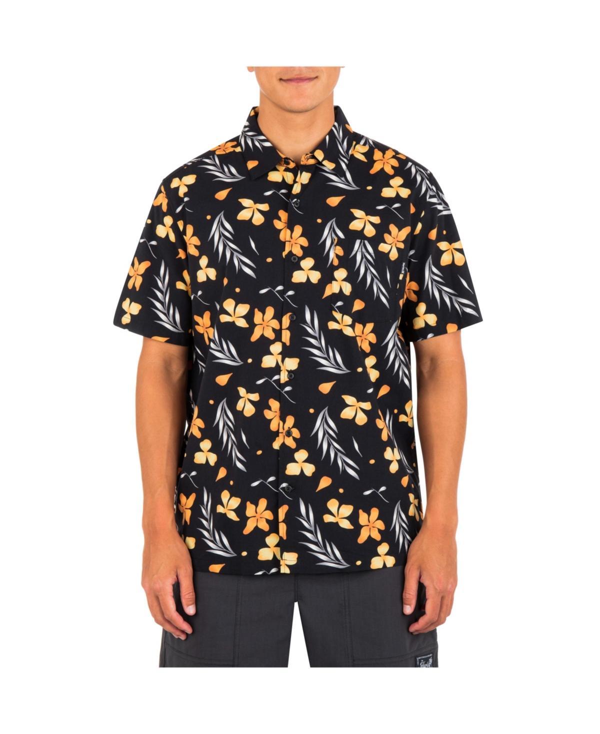 Hurley Mens Rincon Print Short Sleeve Button-Up Shirt Product Image