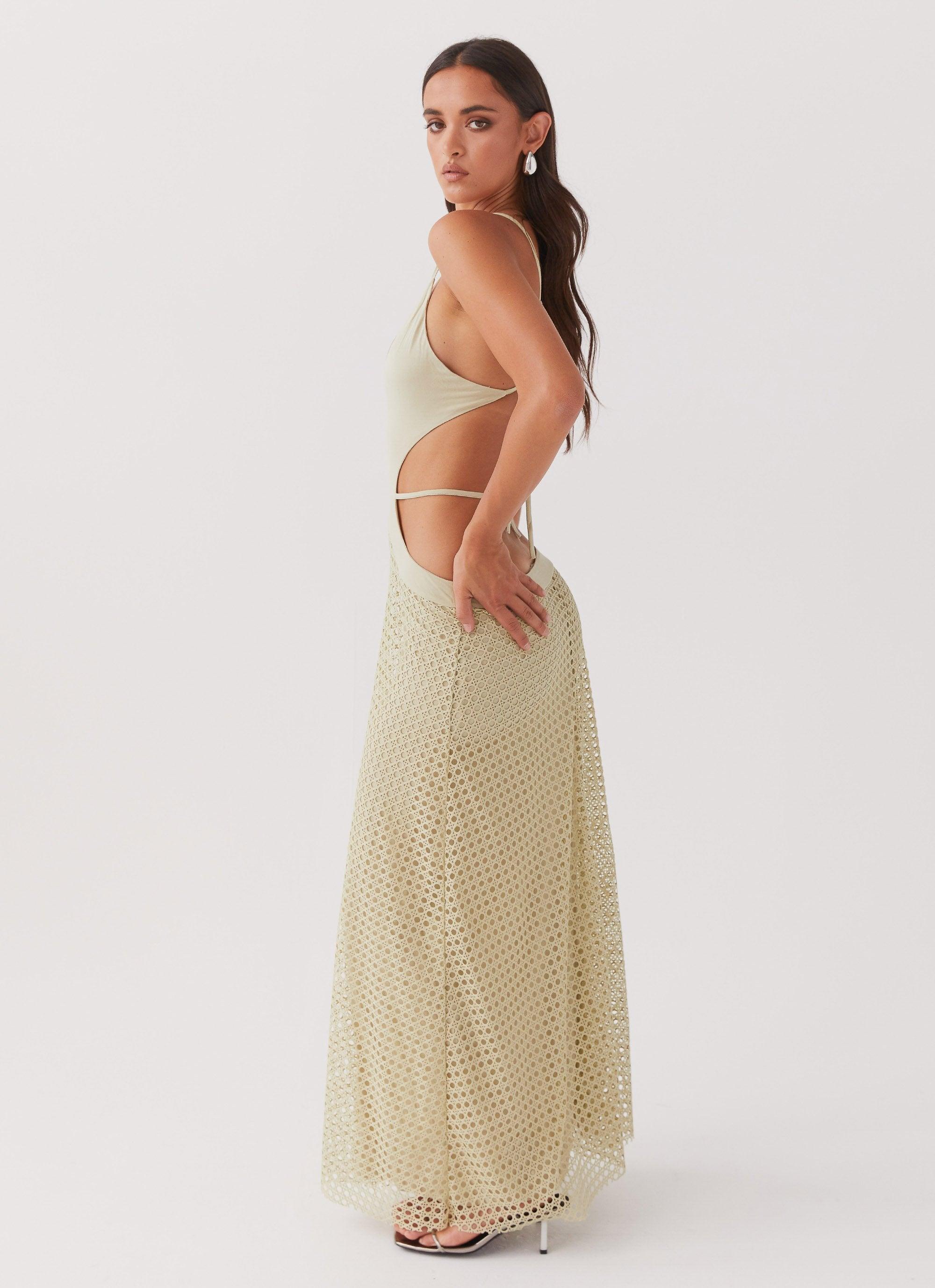 Enchanted Melodies Maxi Dress - Sage Product Image