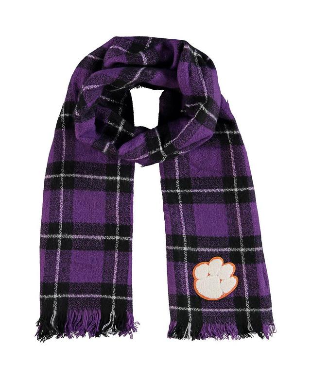 Womens Little Earth Clemson Tigers Plaid Blanket Scarf Product Image