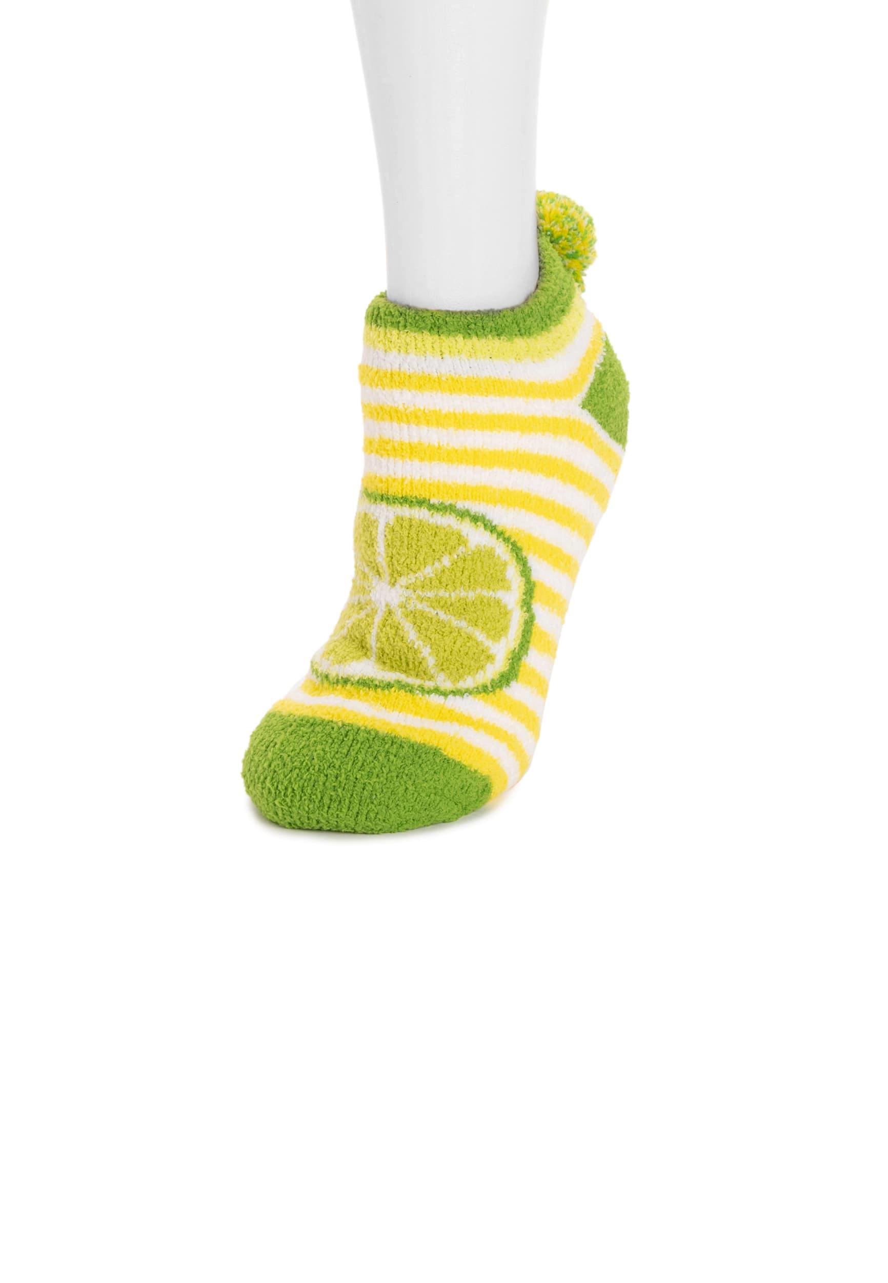 MUK LUKS Womens Cozy Footie Cabin Sock Product Image