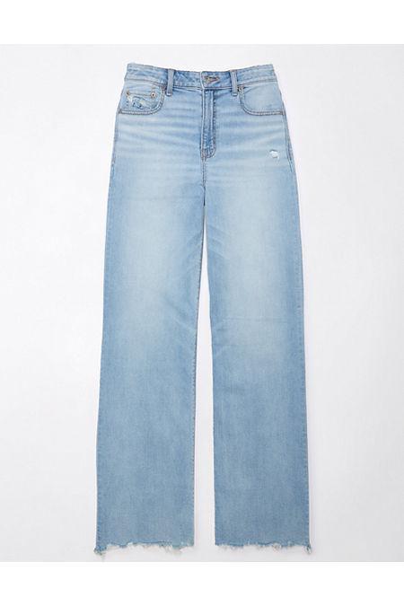 AE Dreamy Drape Stretch Super High-Waisted Baggy Wide-Leg Jean Women's Product Image