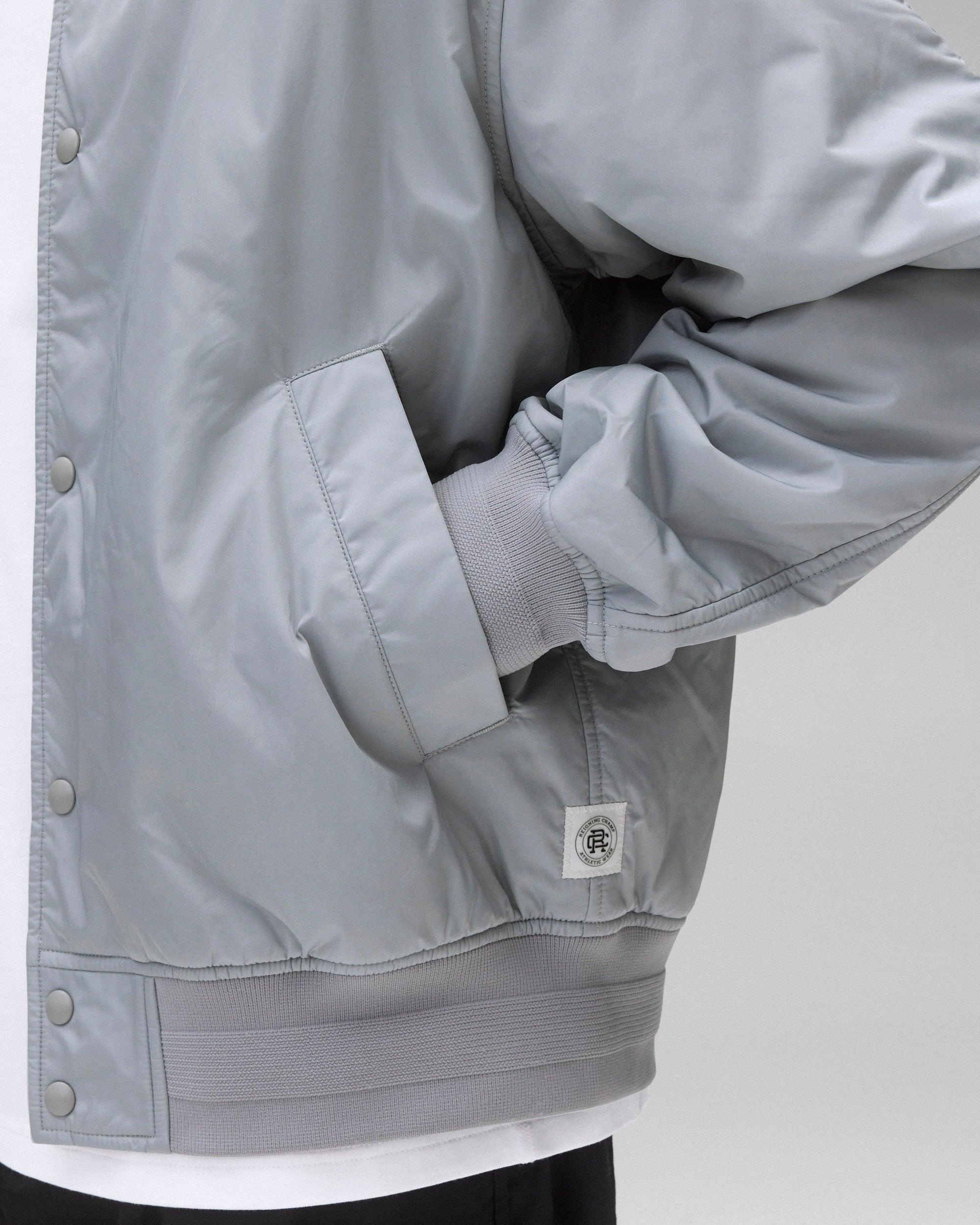 Econyl Satin Nylon Stadium Jacket Male Product Image