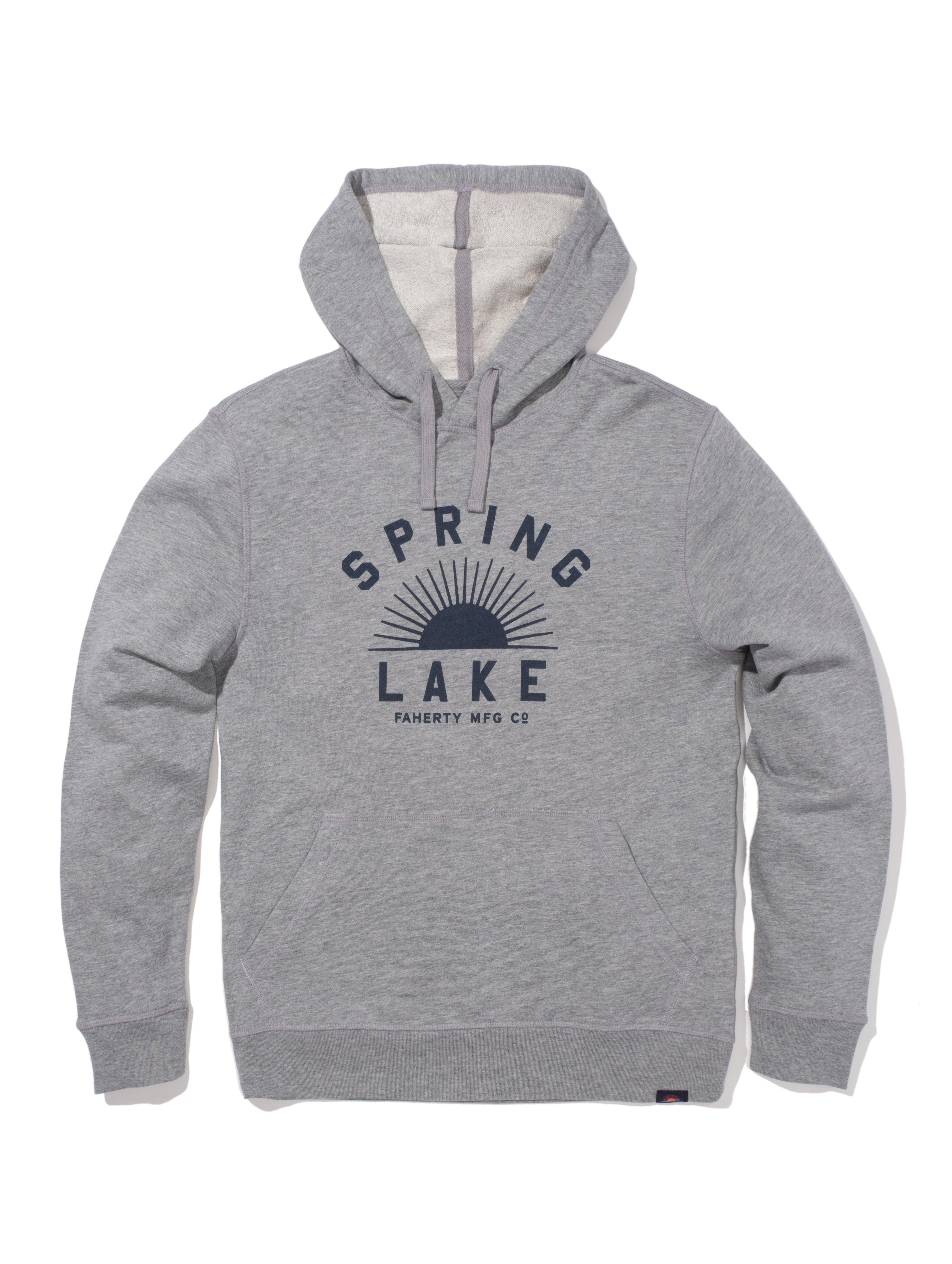 Spring Lake Popover Hoodie - Grey Heather Male Product Image