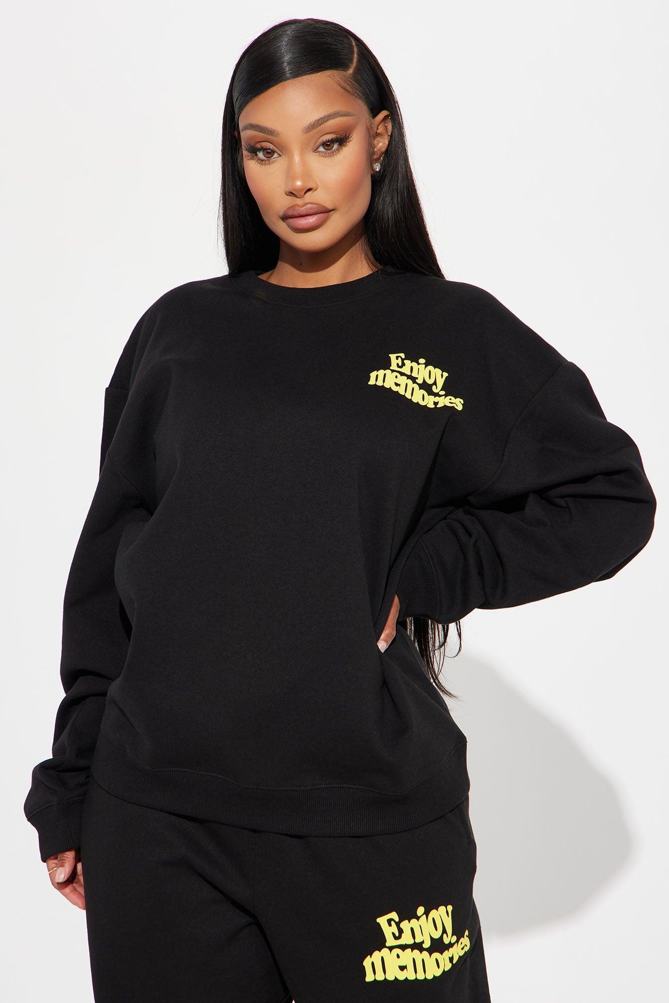 If You're Ready This Sweatshirt - Black/Yellow Product Image