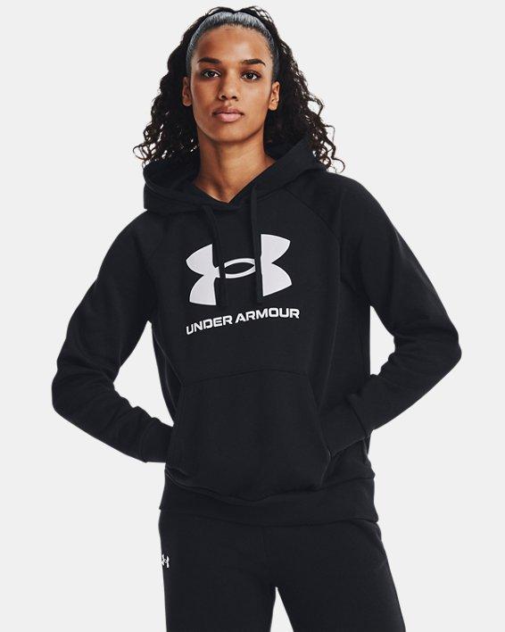 Womens UA Rival Fleece Big Logo Hoodie Product Image