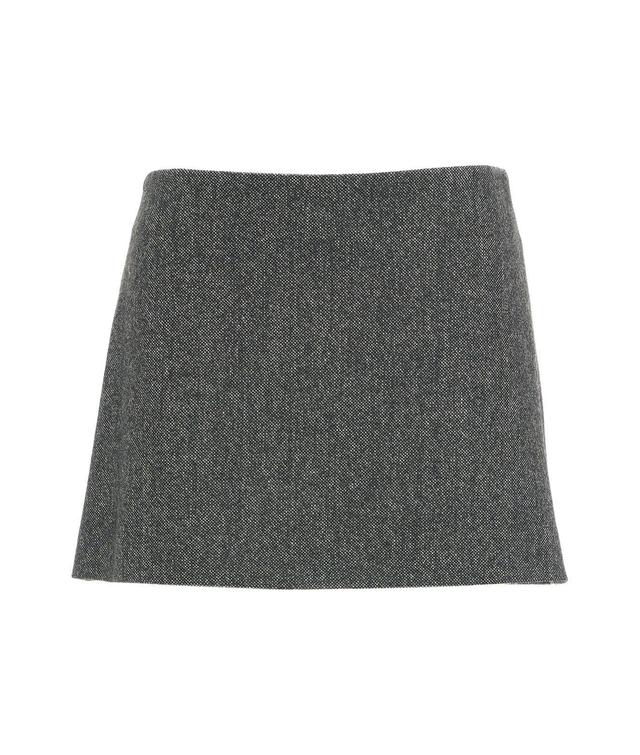 Mini skirt with wool blend Product Image