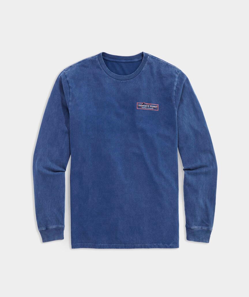 Drift Dye Mountain Logo Box Long-Sleeve Tee Product Image