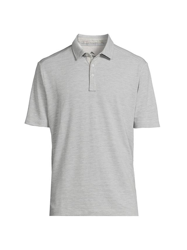 Tommy Bahama Mens Coasta Vera Short Sleeve Heathered Polo Shirt Product Image