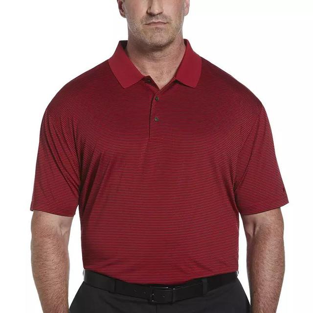 Big & Tall Grand Slam Off Course Regular-Fit Striped Performance Golf Polo, Mens Product Image