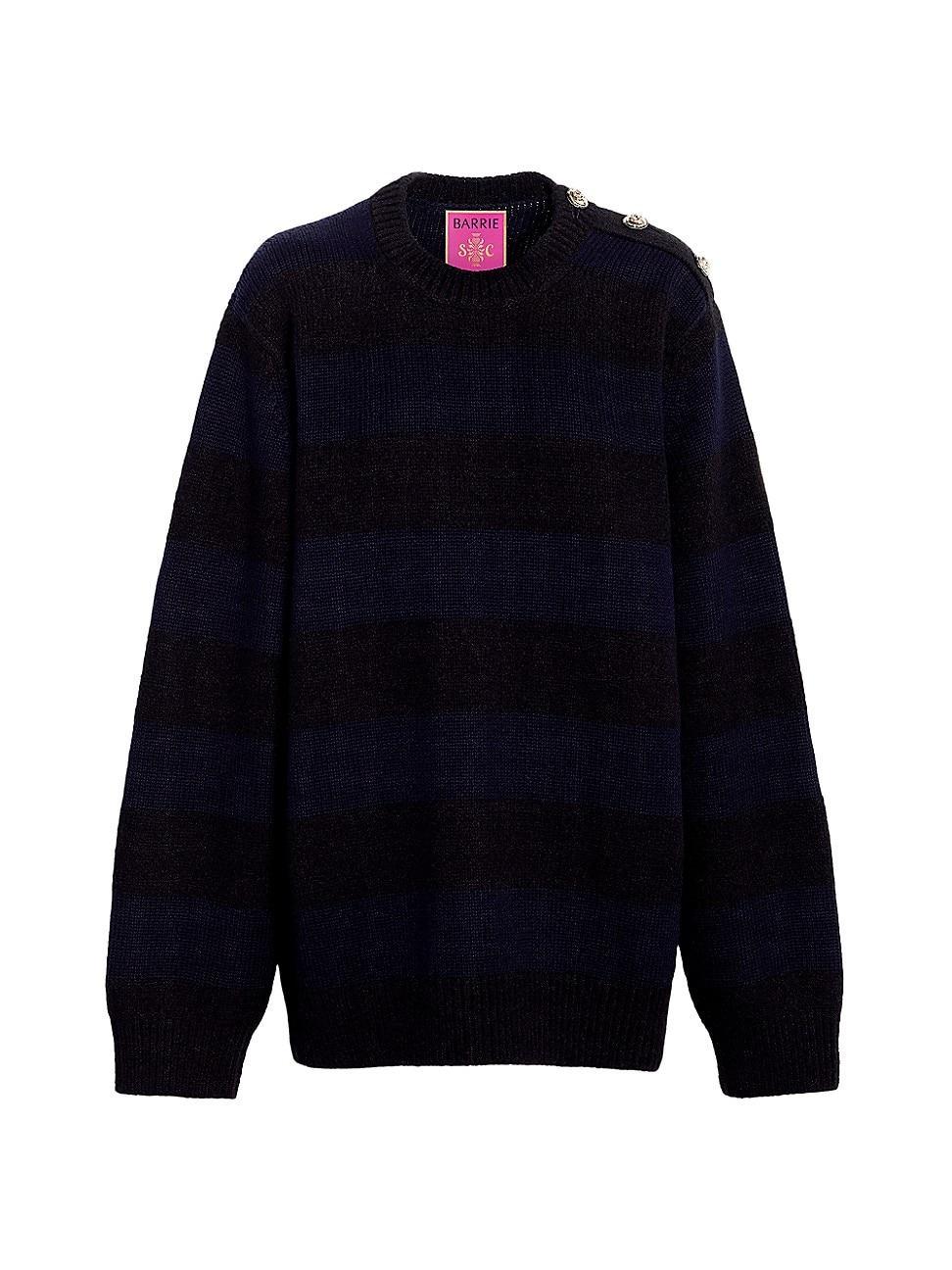 Womens Striped Cashmere-Blend Sweater Product Image