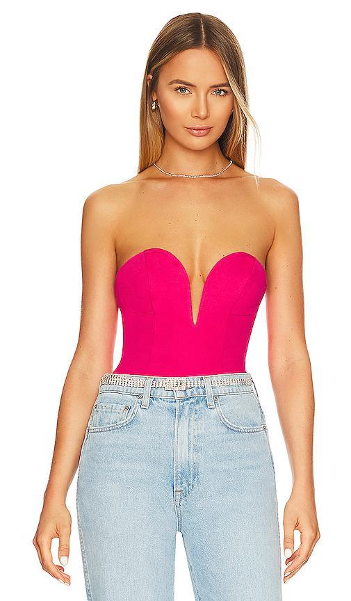 superdown Gianna Sweetheart Bodysuit Size S. Product Image