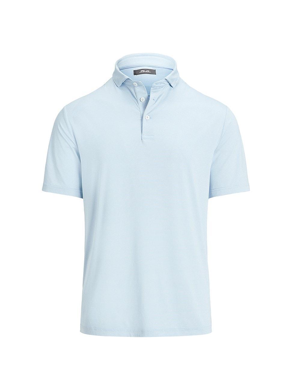 Mens Striped Short-Sleeve Polo Shirt Product Image