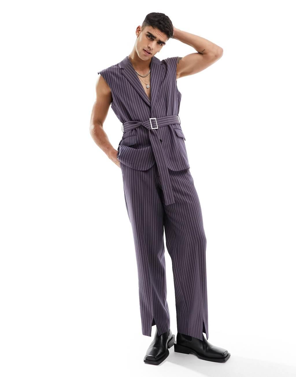 ASOS DESIGN wide suit pants Product Image