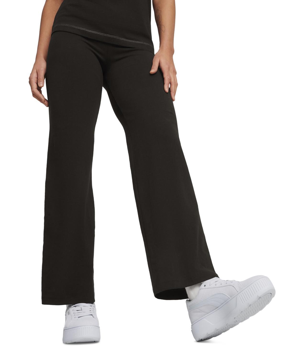 Puma Womens Essentials Straight Leg Full-Length Pants Product Image