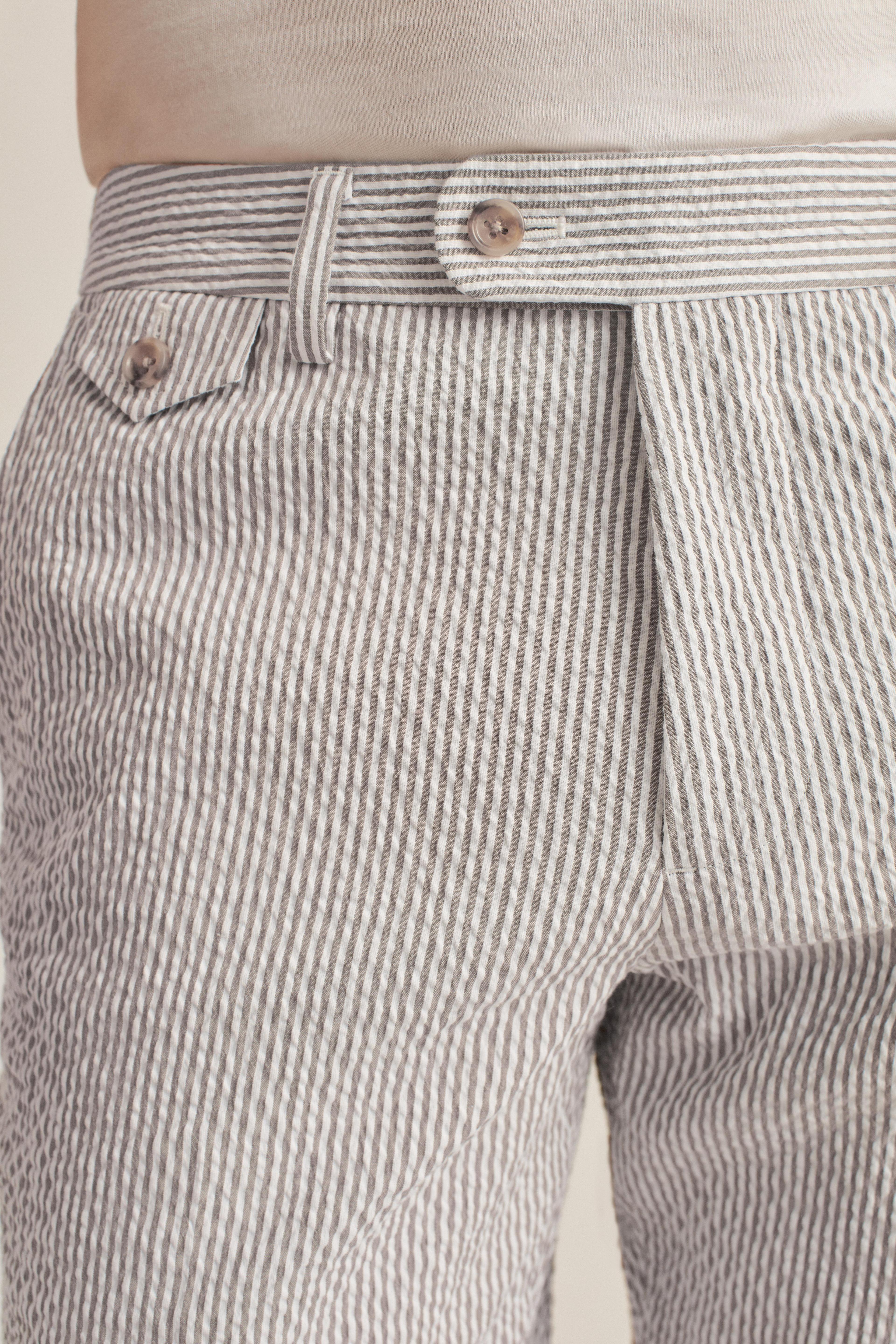 Italian Stretch Seersucker Suit Pant Product Image