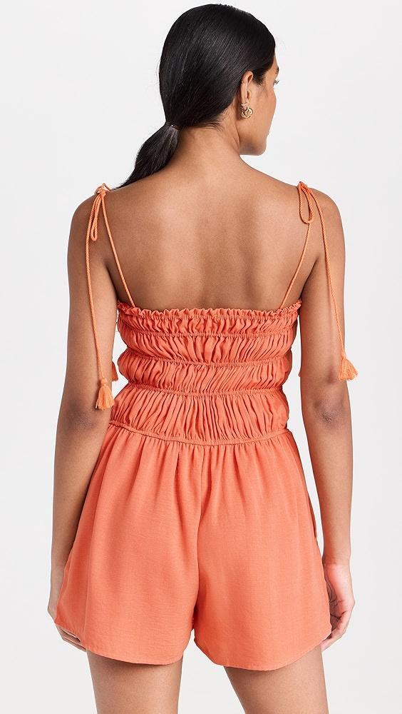 Lost + Wander Hibiscus Glow Romper | Shopbop Product Image