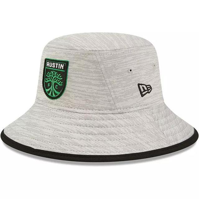 Mens New Era Heathered Gray Austin FC Distinct Bucket Hat Product Image