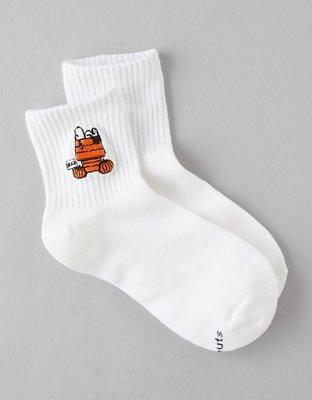 AE Peanuts Dog House Boyfriend Socks Product Image